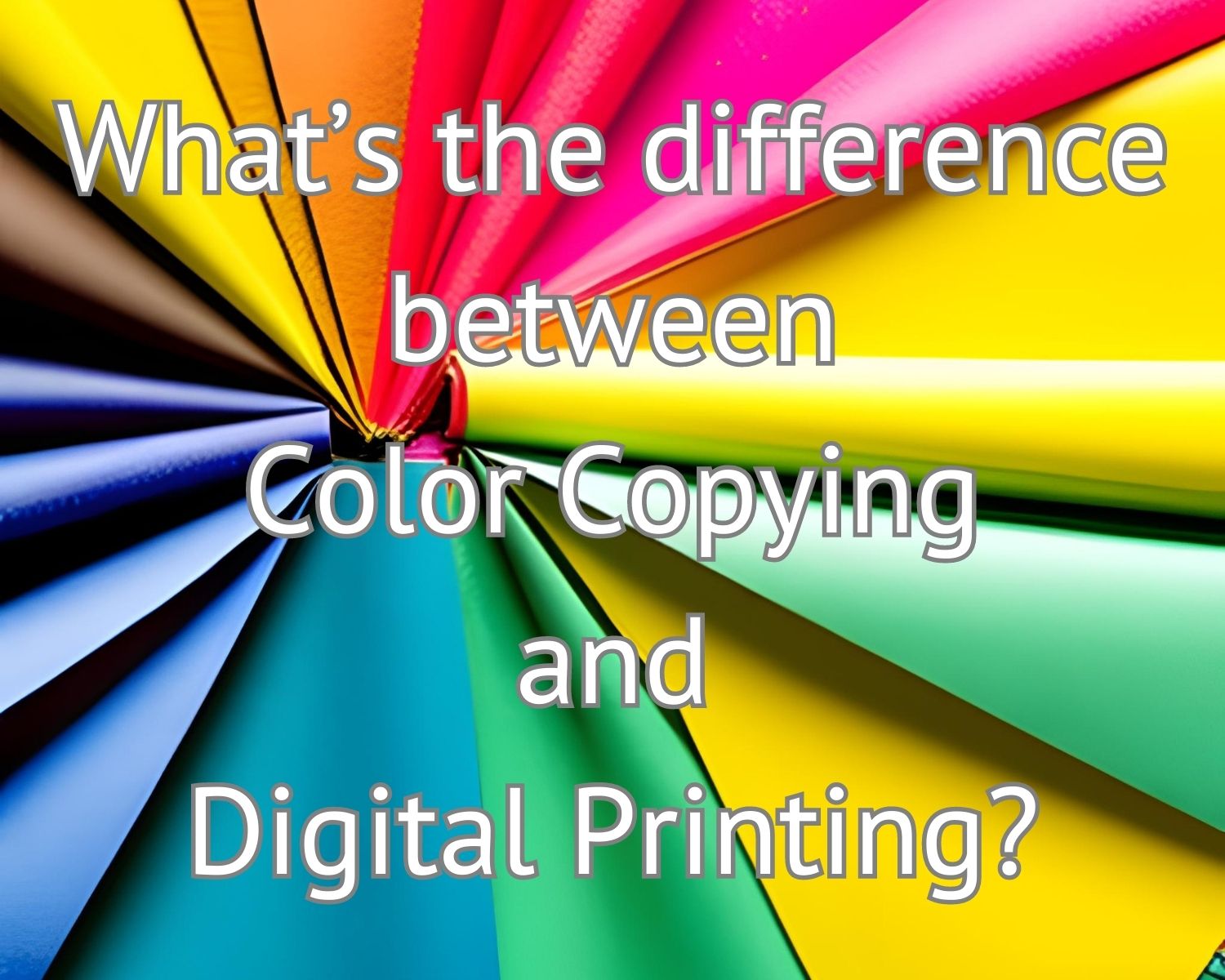Color Copying or Digital Printing? - Econoprint